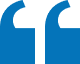 Blue quotation marks on a black background.