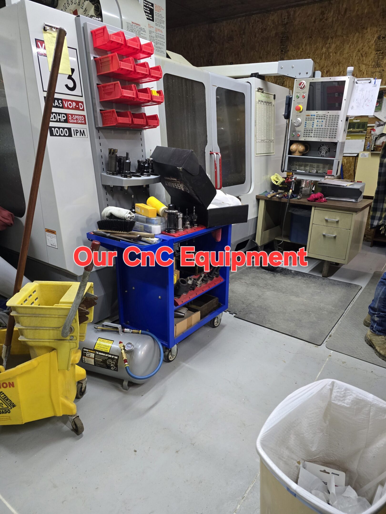 A room filled with various items and equipment.