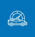 A car is shown with the speedometer at 1 2 0 mph.